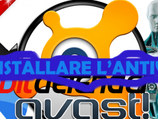 Disinstallare antivirus
