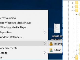 Windows 10 rimuovere condividi con dal menù contestuale