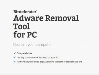Rimuovi adware da windows 10 con bitdefender adware removal tool