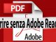 Come aprire file pdf senza adobe reader