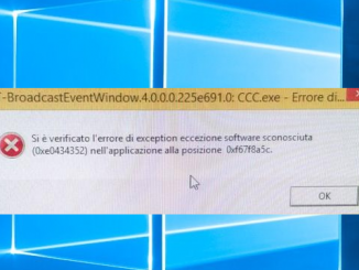 Applicazione alla posizione 0x77312c1a