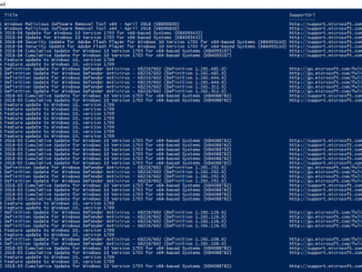 Come controllare la cronologia degli aggiornamenti di windows tramite powershell