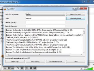 Come scaricare i sottotitoli con vlc media player
