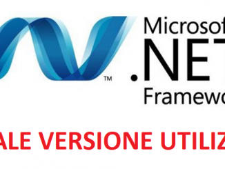 Quale versione di net framework utilizzo