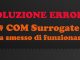 Come risolvere errore com surrogate ha smesso di funzionare windows