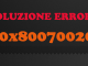Come risolver 0x80070020 durante installazione aggiornamenti