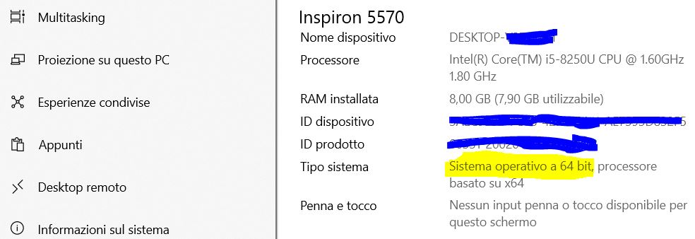 Windows a 32 bit o una a 64 bit come scoprire Windows a 32 bit o una a 64 bit come scoprire