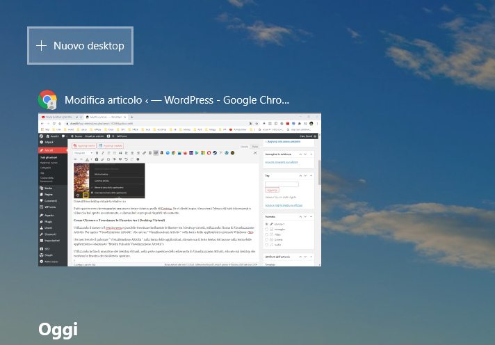 Come creare un nuovo desktop virtuale su windows 10 Come creare un nuovo desktop virtuale su windows 10