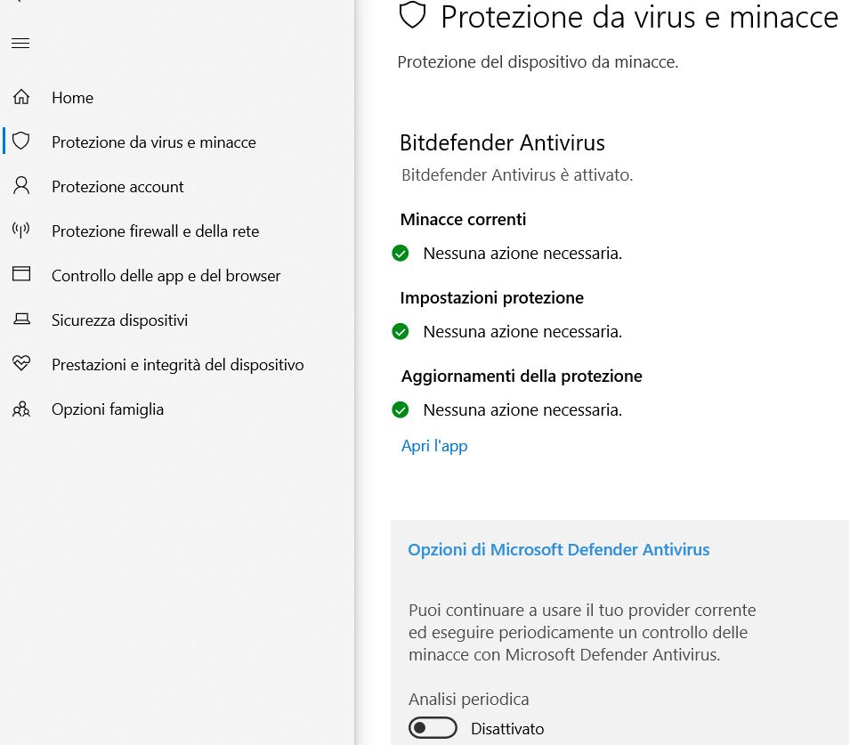 Windows defender protezione da virus e minacce Windows defender protezione da virus e minacce