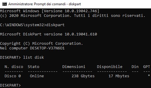 Come eliminare una partizione utilizzando il prompt dei comandi Come eliminare una partizione utilizzando il prompt dei comandi