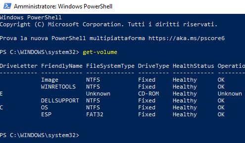 Come eliminare una partizione utilizzando powershell Come eliminare una partizione utilizzando powershell