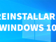 Come reinstallare windows 10