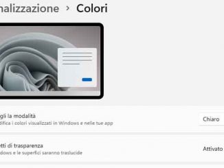 Come abilitare o disabilitare la trasparenza su windows 11