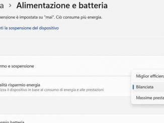 Come cambiare la modalita di alimentazione su windows 11