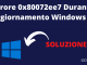 Errore 0x80072ee7 soluzione