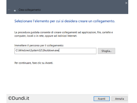Rinomina il collegamento