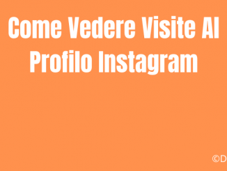 Come vedere visite al profilo instagram 1