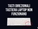 Tasti direzionali tastiera laptop non funzionano