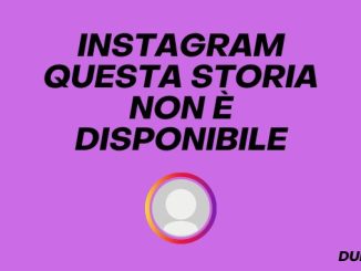 Instagram questa storia non e disponibile