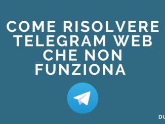 Come risolvere telegram web che non funziona