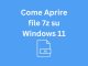 Come aprire file 7z su windows 11