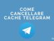 Come cancellare cache telegram