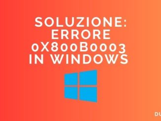 Errore 0x800b0003 in windows