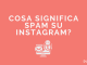 Cosa significa spam su instagram