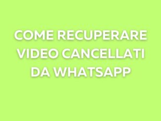 Come recuperare video cancellati da whatsapp