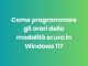 Programmare orari modalita scura windows 11