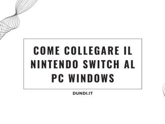 Come collegare il nintendo switch al pc windows