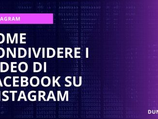 Condividere video facebook su instagram
