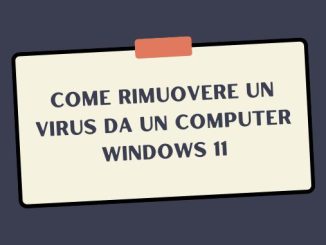 Rimuovere virus windows 11