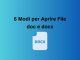 Aprire file doc e docx